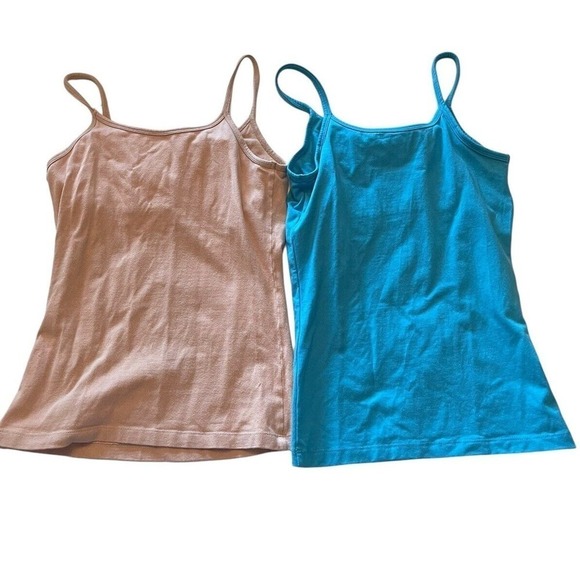 2 Moda International Victoria's Secret Y2K Bra Top Cami Cotton Spandex Sz XS - Picture 1 of 7
